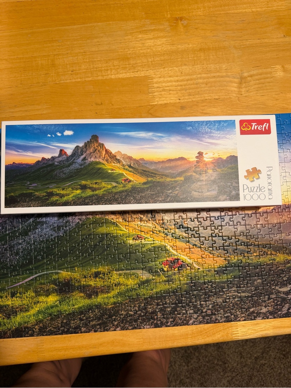Dolomites Panorama 1000-Piece Scenic Landscape Puzzle - Green